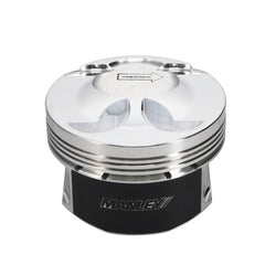 Manley Performance - Manley Ford 3.5L Ecoboost 3.642in Bore 1.239in Comp Height - 5.0cc Dish Piston Set - Demon Performance