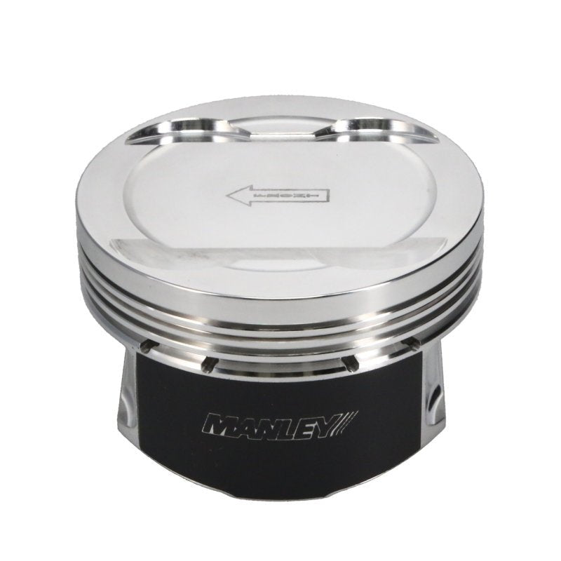 Manley Performance - Manley Ford 3.7L Cyclone V6 3.76in Bore 9.5:1 Comp Ratio - 5cc Dish Piston Set - Set of 6 - Demon Performance