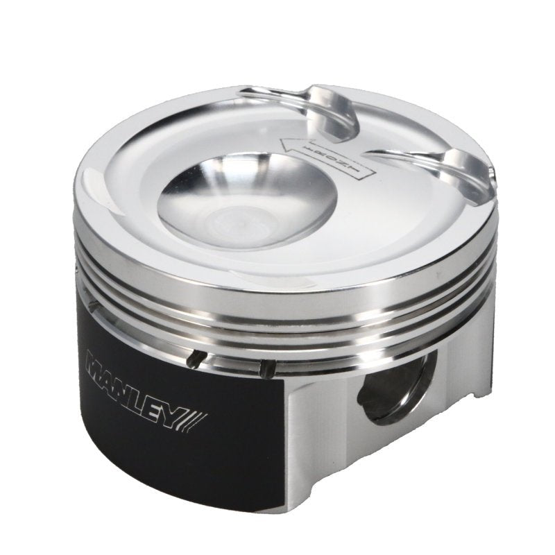 Manley Performance - Manley Ford EcoBoost STD Stroke 87.6mm STD Bore 9.5:1 CR Dish Piston Set - Demon Performance