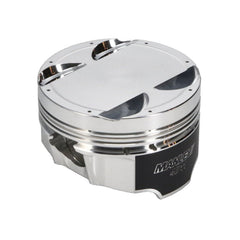 Manley Performance - Manley Mitsubishi 4B11 86.5mm Bore 10.0:1 CR - 3.5cc Dish Turbo Tuff Piston Set w/ Rings - Demon Performance