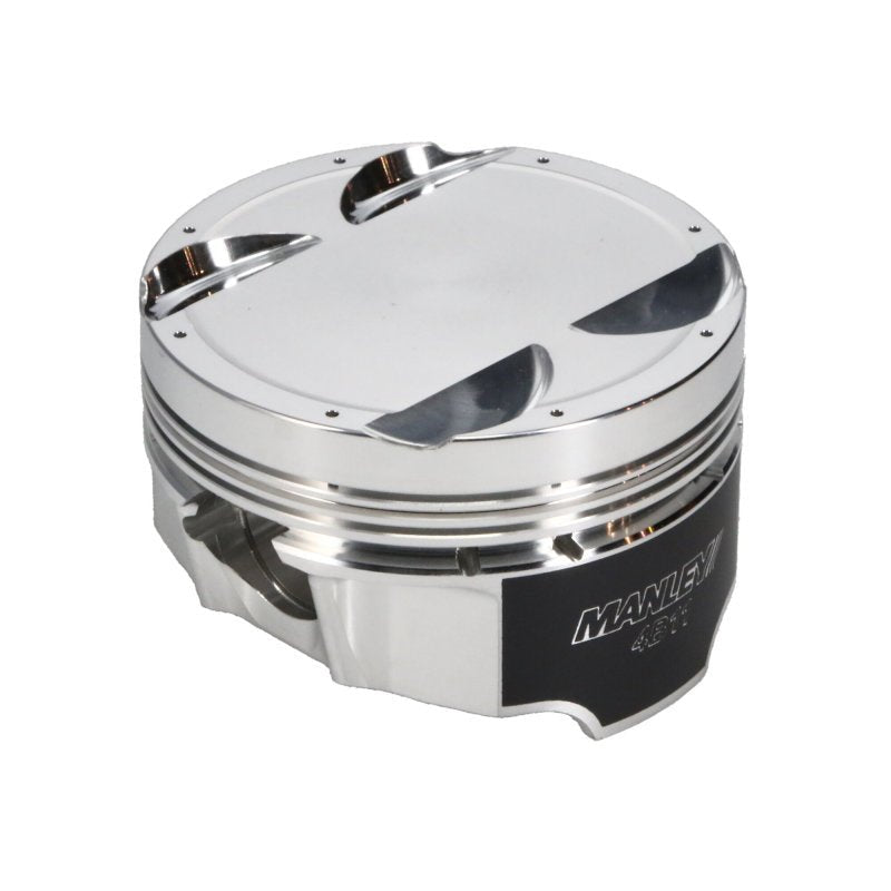 Manley Performance - Manley Mitsubishi 4B11 86mm Bore 9.0:1 CR - 5cc Dish Turbo Tuff Piston Set w/ Rings - Demon Performance