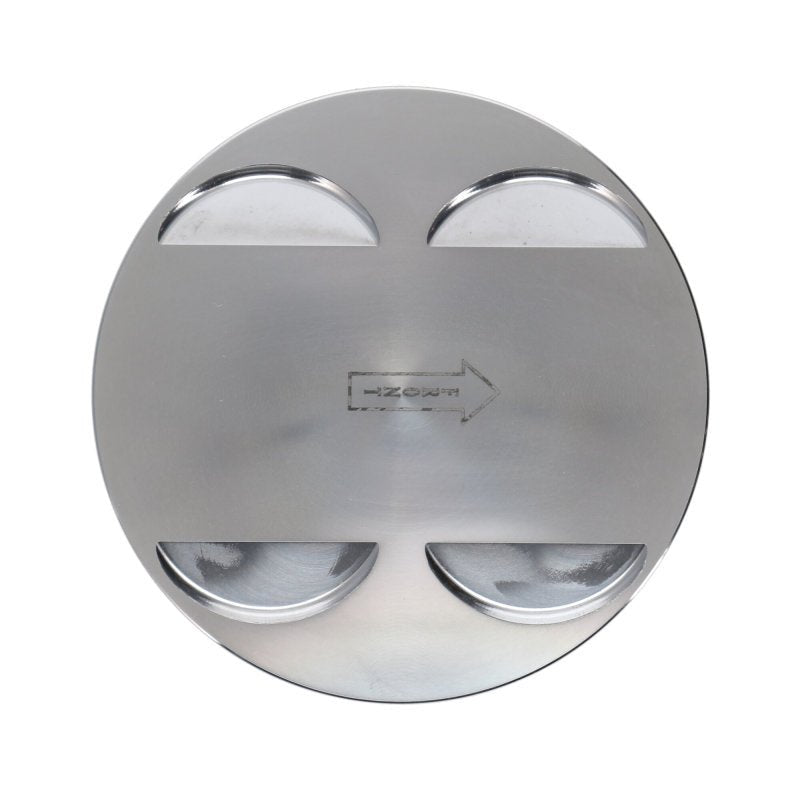 Manley Performance - Manley Nissan GTR VR38DETT 98mm Bore 88.4mm Stroke - 2cc Dish Turbo Tuff Piston Set w/ Rings - Demon Performance