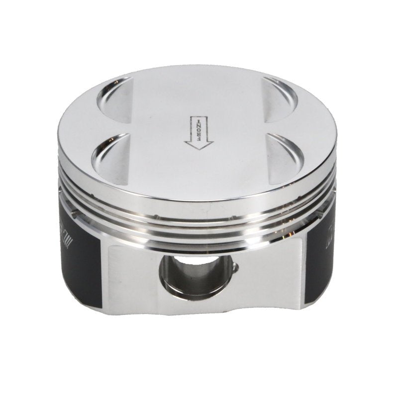 Manley Performance - Manley Nissan GTR VR38DETT 98mm Bore 88.4mm Stroke - 2cc Dish Turbo Tuff Piston Set w/ Rings - Demon Performance