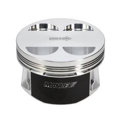 Manley Performance - Manley Toyota 2JZGTE 86.0mm Bore STD Size 10.0:1 CR Flat Top Piston Set with Rings - Demon Performance