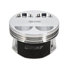 Manley Performance - Manley Toyota 2JZGTE 86.5mm Bore +.5mm Oversized 10.0:1 CR Flat Top Piston Set with Rings - Demon Performance