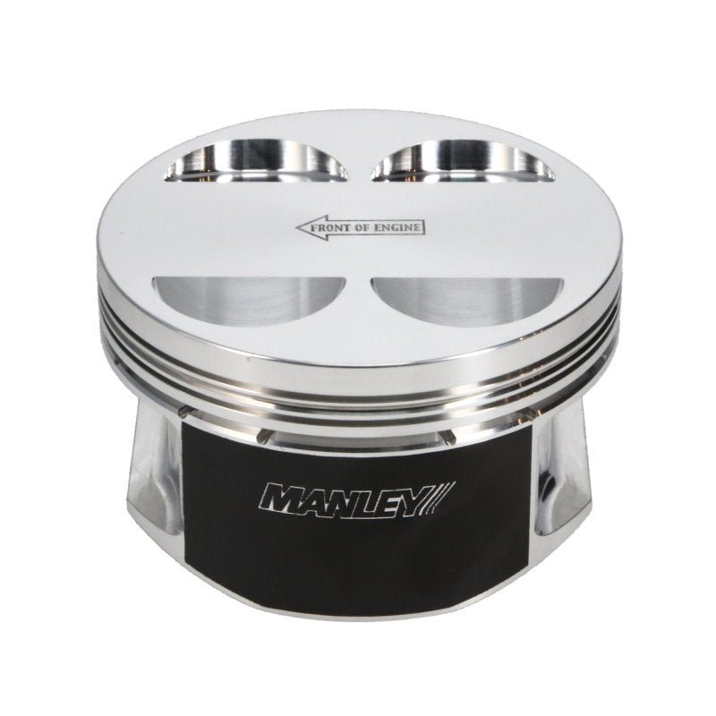 Manley Performance - Manley Toyota Supra Turbo (2JZGTE) 87mm +1.0mm Oversized Bore 10:1 Flat Top Piston Set w/ Ring - Demon Performance