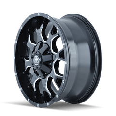Mayhem - Mayhem 8015 Warrior 20x9 / 6x135 BP / 18mm Offset / 106mm Hub Black w/ Milled Spokes Wheel - Demon Performance