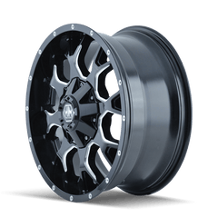 Mayhem - Mayhem 8015 Warrior 20x9 / 6x135 BP / 18mm Offset / 106mm Hub Black w/ Milled Spokes Wheel - Demon Performance
