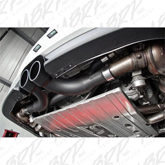 MBRP - MBRP 14 - 19 Porsche GT3/GT3RS 3in Center Muffler Bypass 4in Tips - Black Coated - Demon Performance