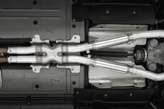 MBRP - MBRP 15 - 16 Dodge Challenger RT 5.7L Aluminized Steel 3in Dual Rear Cat - back Quad Tips - Street - Demon Performance