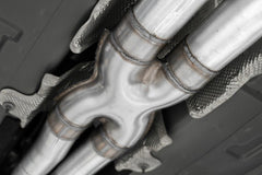 MBRP - MBRP 15 - 16 Dodge Challenger RT 5.7L Aluminized Steel 3in Dual Rear Cat - back Quad Tips - Street - Demon Performance