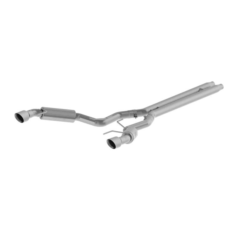 MBRP - MBRP 15 - 17 Ford Mustang GT 5.0 3in Cat Back Dual Split Rear Race Version 4.5in Tips - Aluminized - Demon Performance