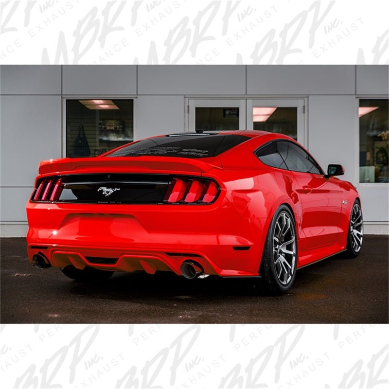 MBRP - MBRP 15 - 18 Ford Mustang EcoBoost 2.3L Alum 3in Cat Back Dual Split Rear Exit (Street Version) - Demon Performance
