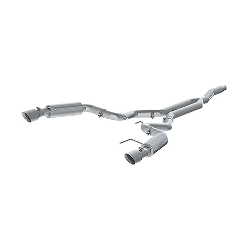 MBRP - MBRP 15 - 19 Ford Mustang EcoBoost 2.3L Alum 3in Cat Back Dual Split Rear Exit (Race Version) - Demon Performance