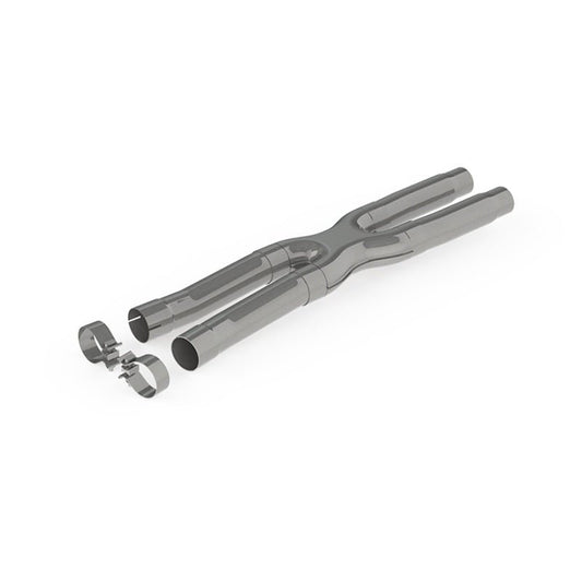 MBRP - MBRP 15 - 19 Ford Mustang GT 2.5in Resonator Delete X - Pipe - T409 - Demon Performance