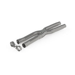 MBRP - MBRP 15 - 19 Ford Mustang GT 2.5in Resonator Delete X - Pipe - T409 - Demon Performance