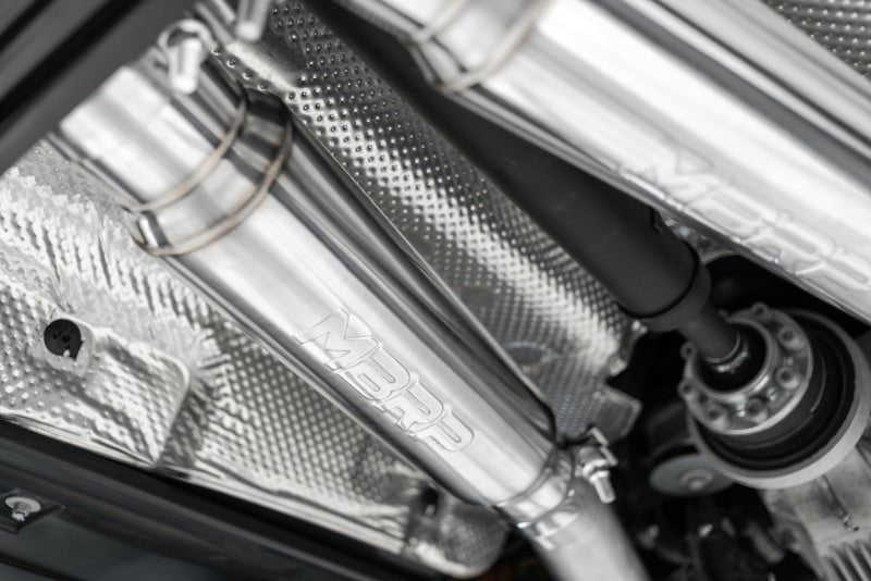 MBRP - MBRP 17 - 21 Charger 5.7L 3in Dual Rear Exit Aluminized Catback Exhaust - Demon Performance