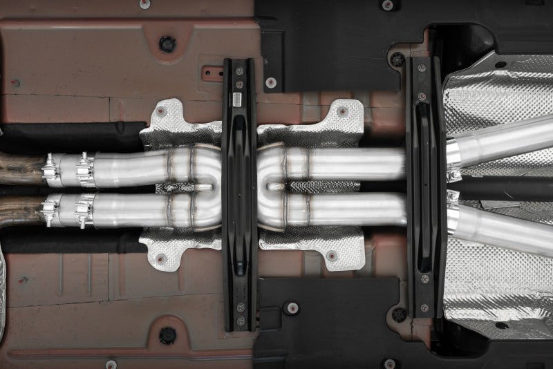 MBRP - MBRP 17 - 21 Charger 5.7L/6.2L/6.4L 3in Race Profile Cat - Back w/Dual Carbon Fiber Tips T304 SS Exhaust - Demon Performance