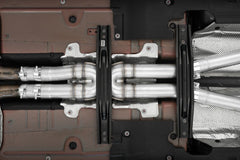 MBRP - MBRP 17 - 21 Charger 5.7L/6.2L/6.4L 3in Race Profile Cat - Back w/Dual Carbon Fiber Tips T304 SS Exhaust - Demon Performance