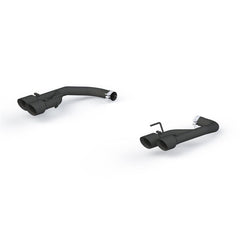 MBRP - MBRP 18 - 20 Ford Mustang GT 2.5in Black Coated Non Active Dual Axle Back Exhaust - 4in Dual Wall Tips - Demon Performance