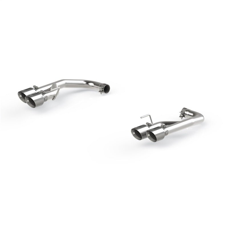 MBRP - MBRP 18 - 20 Ford Mustang GT 2.5in T304 Non Active Dual Axle Back Exhaust System - 4in Dual Wall Tips - Demon Performance