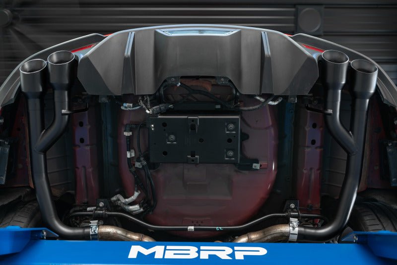 MBRP - MBRP 18 - 20 Ford Mustang GT 2.5in T304 Non Active Dual Axle Back Exhaust System - 4in Dual Wall Tips - Demon Performance