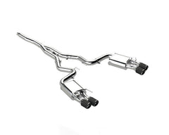 MBRP - MBRP 18 - 22 Ford Mustang 2.3L Ecoboost 3in Cat - Back Exhaust w/ Quad Carbon Fiber SS Tips - T304 - Demon Performance