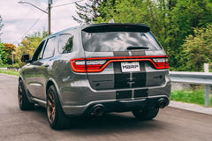 MBRP - MBRP 18 - 23 Dodge Durango SRT 6.4L Armor Lite AL Steel 3in Cat Back Exhaust Dual Rear Exit w/ SS Tips - Demon Performance