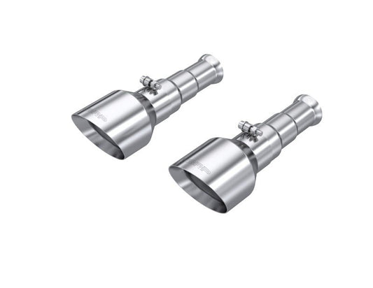 MBRP - MBRP 19 - 24 Ram 1500 Classic 5.7L Hemi 5in OD Dual Wall Angle Cut T304 SS CB Exhaust Tips - Pair - Demon Performance