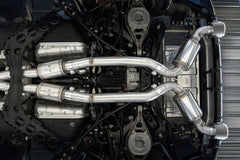 MBRP - MBRP 23 - 24 Nissan Z 3.0L Armor Pro T304 Stainless Steel 3in Cat - Back Dual Rear Exit w/ 5in OD CF Tip - Demon Performance
