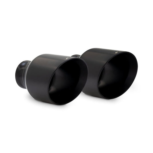 Mishimoto - Mishimoto 15 - 23 Dodge Charger/Challenger Muffler Tip Pair - 5in - Black - Demon Performance