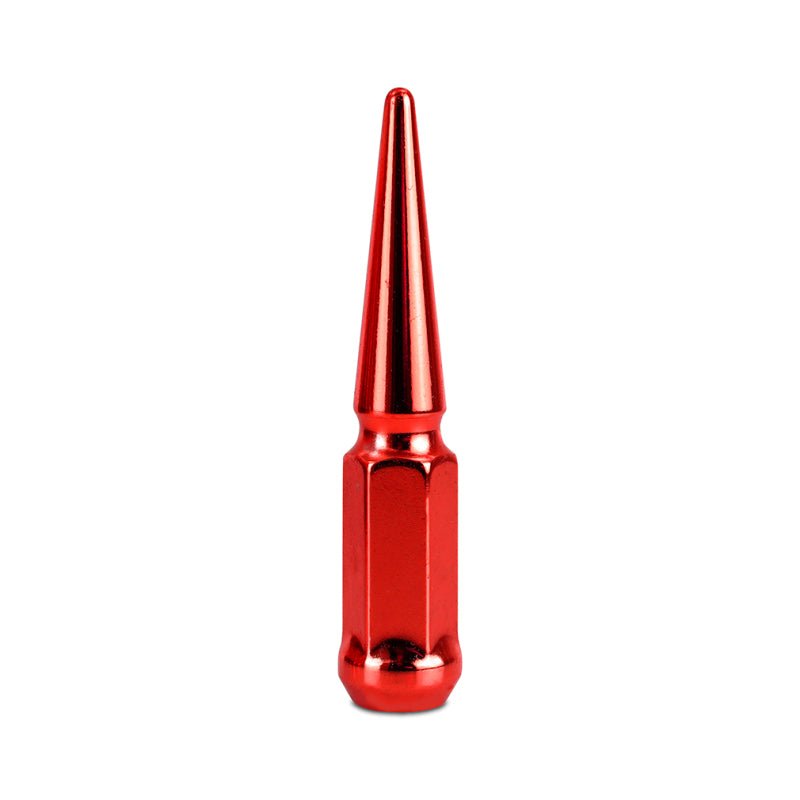Mishimoto - Mishimoto Mishimoto Steel Spiked Lug Nuts M14 x 1.5 24pc Set Red - Demon Performance