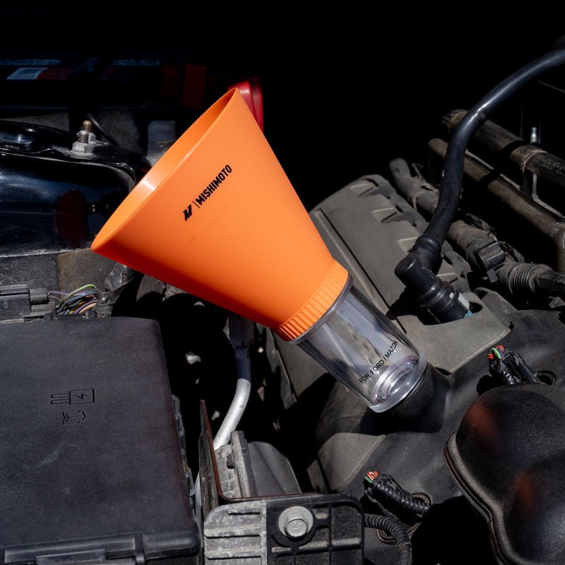 Mishimoto - Mishimoto Screw On Oil Funnel Full Kit - Demon Performance