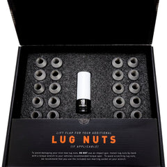 Mishimoto - Mishimoto Steel Locking Lug Nuts M14x1.5 24pc Set Black - Demon Performance