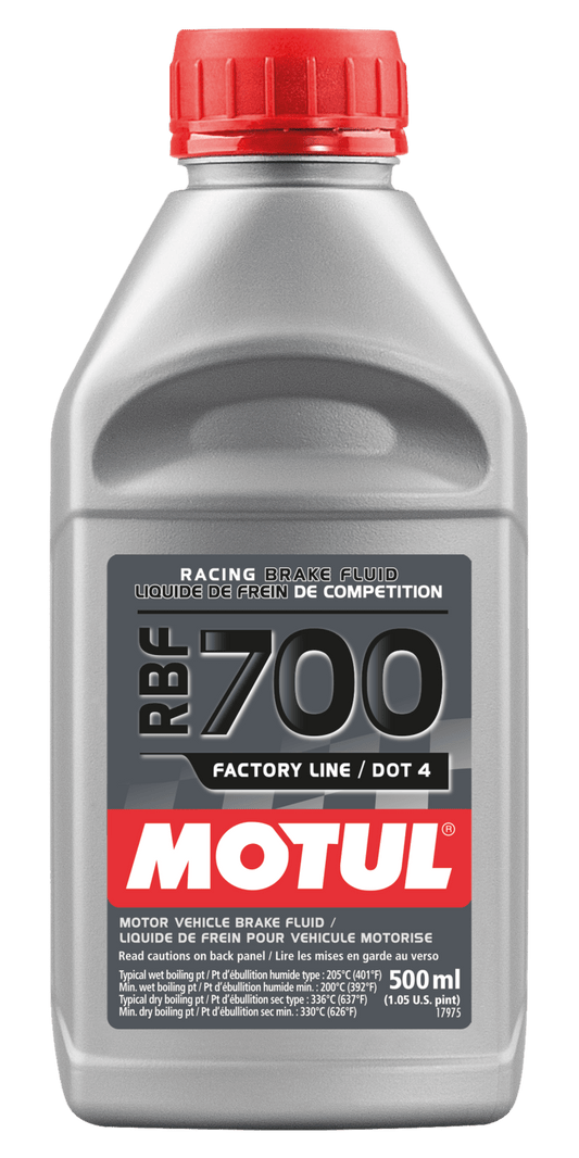Motul - Motul 1/2L Brake Fluid RBF 700 - Racing DOT 4 - Demon Performance