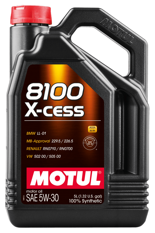 Motul - Motul Synthetic Engine Oil 8100 5W30 X - CESS 5L - Demon Performance