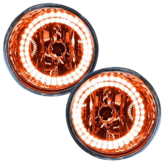 ORACLE Lighting - Oracle Lighting 04 - 15 Nissan Titan Pre - Assembled LED Halo Fog Lights - Amber - Demon Performance