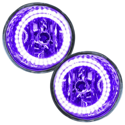 ORACLE Lighting - Oracle Lighting 04 - 15 Nissan Titan Pre - Assembled LED Halo Fog Lights - UV/Purple - Demon Performance