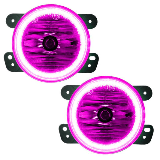 ORACLE Lighting - Oracle Lighting 11 - 13 Jeep Grand Cherokee Pre - Assembled LED Halo Fog Lights - Pink - Demon Performance