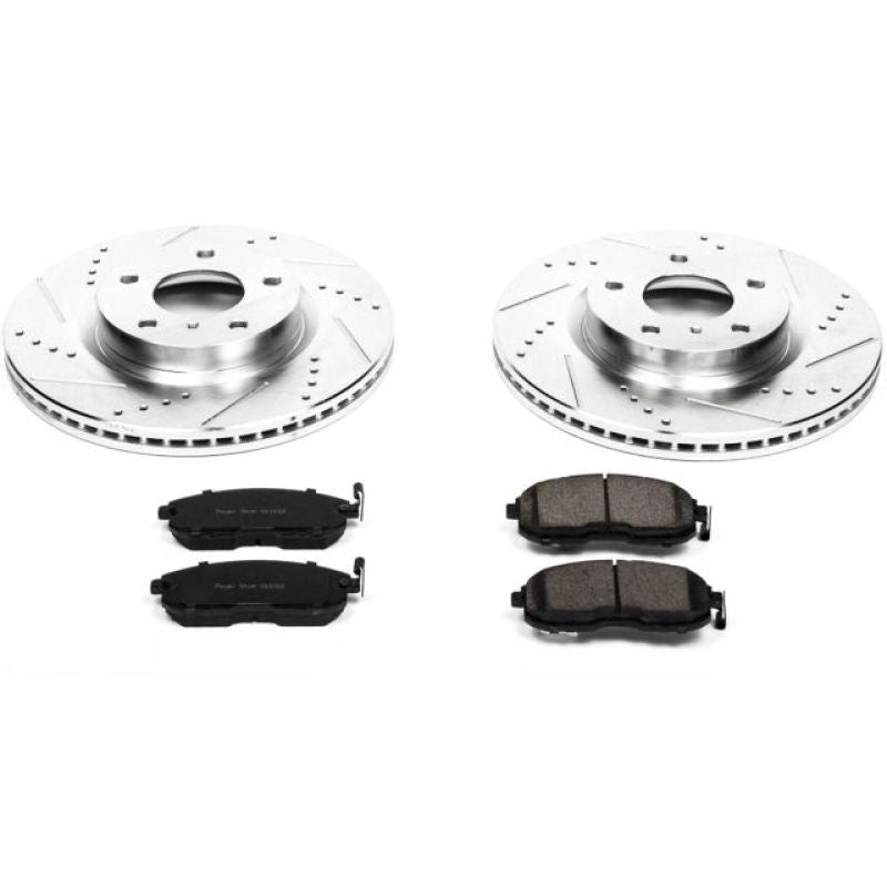 PowerStop - Power Stop 03 - 05 Infiniti G35 Front Z23 Evolution Sport Brake Kit - Demon Performance
