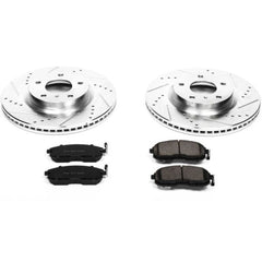 PowerStop - Power Stop 03 - 05 Infiniti G35 Front Z23 Evolution Sport Brake Kit - Demon Performance