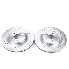 PowerStop - Power Stop 05 - 10 Chrysler 300 Front Evolution Drilled & Slotted Rotors - Pair - Demon Performance