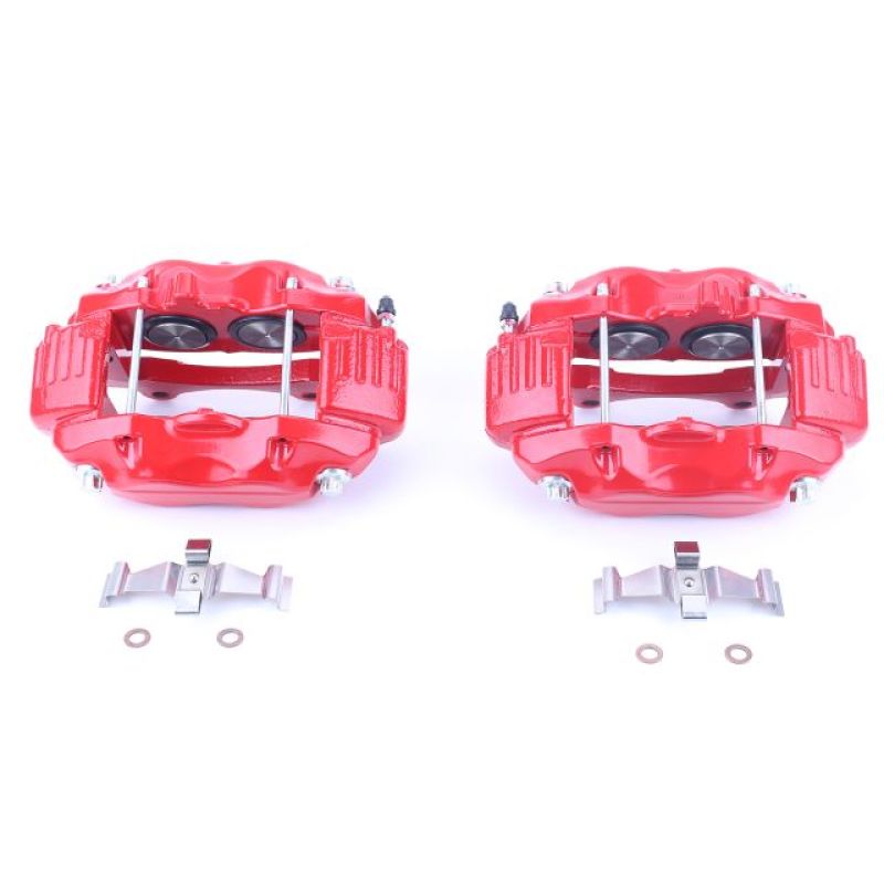 PowerStop - Power Stop 05 - 10 Chrysler 300 Front Red Calipers w/o Brackets - Pair - Demon Performance