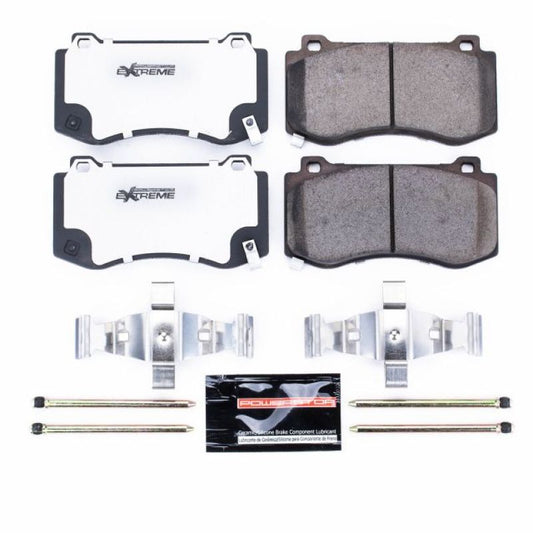 PowerStop - Power Stop 05 - 10 Chrysler 300 Front Z26 Extreme Street Brake Pads w/Hardware - Demon Performance