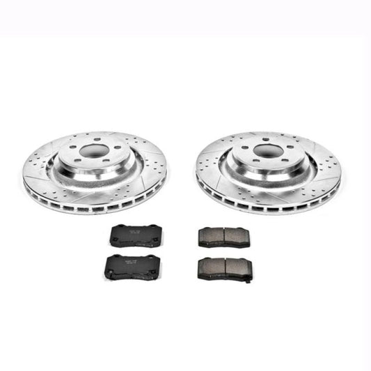 PowerStop - Power Stop 05-10 Chrysler 300 Rear Z23 Evolution Sport Brake Kit - Demon Performance