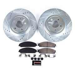 PowerStop - Power Stop 05 - 19 Chrysler 300 Front Z23 Evolution Sport Brake Kit - Demon Performance