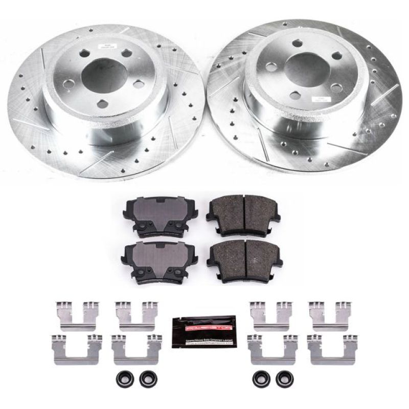 PowerStop - Power Stop 05 - 19 Chrysler 300 Rear Z23 Evolution Sport Brake Kit - Demon Performance