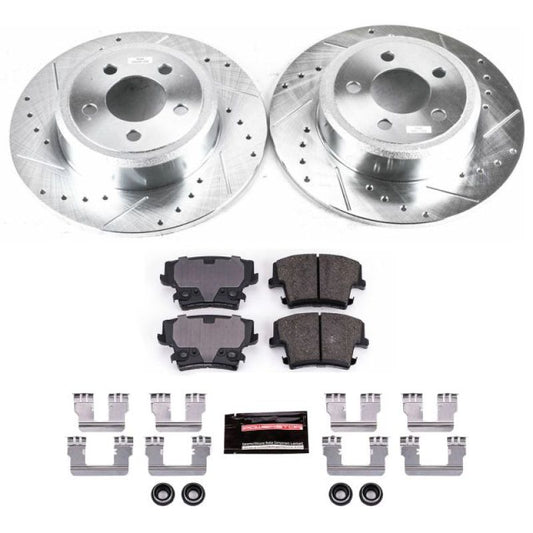 PowerStop - Power Stop 05 - 19 Chrysler 300 Rear Z23 Evolution Sport Brake Kit - Demon Performance