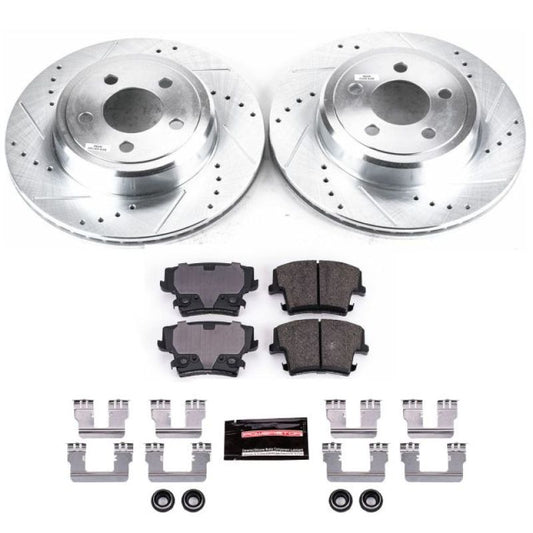PowerStop - Power Stop 05 - 19 Chrysler 300 Rear Z23 Evolution Sport Brake Kit - Demon Performance