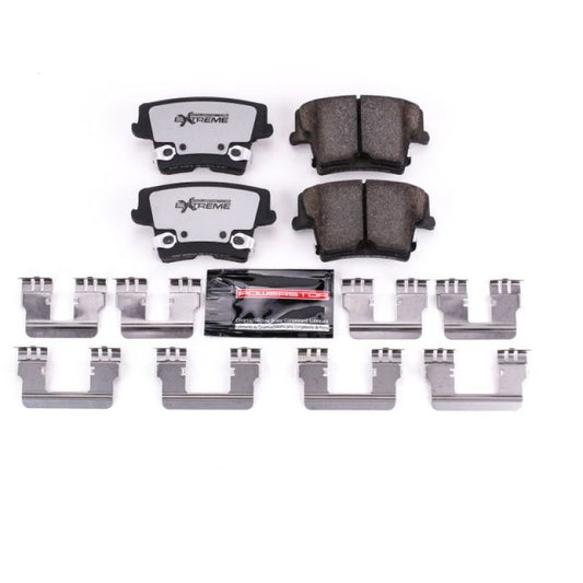 PowerStop - Power Stop 05 - 19 Chrysler 300 Rear Z26 Extreme Street Brake Pads w/Hardware - Demon Performance